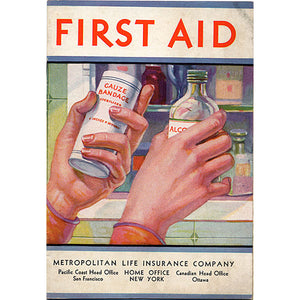 First Aid Vintage Booklet - Metropolitan Life Insurance 1930s