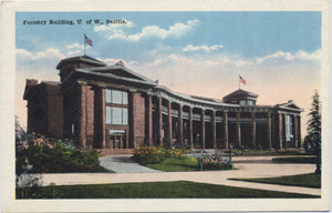 University of Washington Seattle Forestry Building Vintage Postcard (unused) - Vintage Postcard Boutique