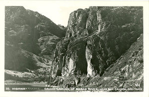 Grand Canyon of Snake River Highway Tunnel Idaho Oregon RPPC Vintage Postcard - Vintage Postcard Boutique