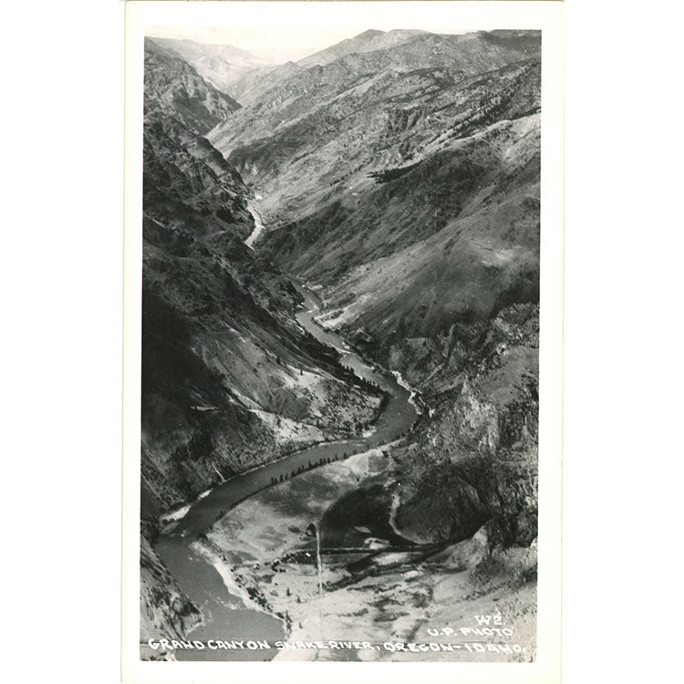Grand Canyon Snake River Idaho Oregon RPPC Vintage Postcard - Vintage Postcard Boutique