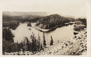 Mesa Lake on Grand Mesa Colorado RPPC Vintage Postcard - Vintage Postcard Boutique