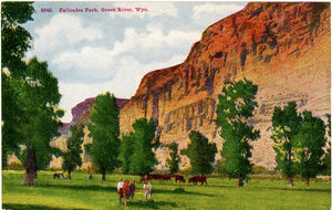 Green River Wyoming Palisades Park Vintage Postcard (unused) - Vintage Postcard Boutique