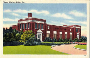 Griffin Georgia Water Works Vintage Postcard (unused) - Vintage Postcard Boutique