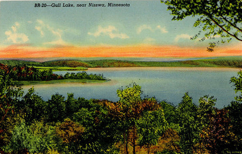 Nisswa Minnesota Gull Lake Vintage Postcard (unused) - Vintage Postcard Boutique