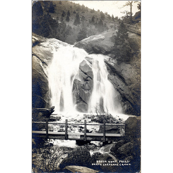 Helen Hunt Falls North Cheyenne Canon Colorado Springs RPPC Vintage Postcard (unused) - Vintage Postcard Boutique