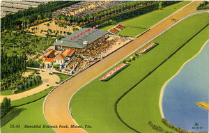 Hialeah Park Miami Florida Horse Racing Vintage Postcard (unused) - Vintage Postcard Boutique