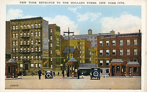 New York City Holland Tubes Entrance Subway NYC Vintage Postcard (unused) - Vintage Postcard Boutique