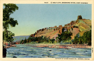Holy City Along Shoshone River Cody Highway Yellowstone Wyoming Vintage Postcard 1962 - Vintage Postcard Boutique