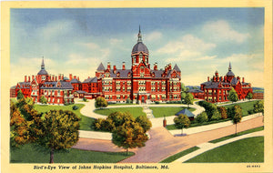 Baltimore Maryland Johns Hopkins Hospital Vintage Postcard (unposted) - Vintage Postcard Boutique