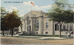 Kankakee Illinois Post Office Vintage Postcard - Vintage Postcard Boutique