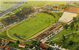 University of Charleston Stadium at Laidley Field West Virginia Vintage Postcard (unused) - Vintage Postcard Boutique