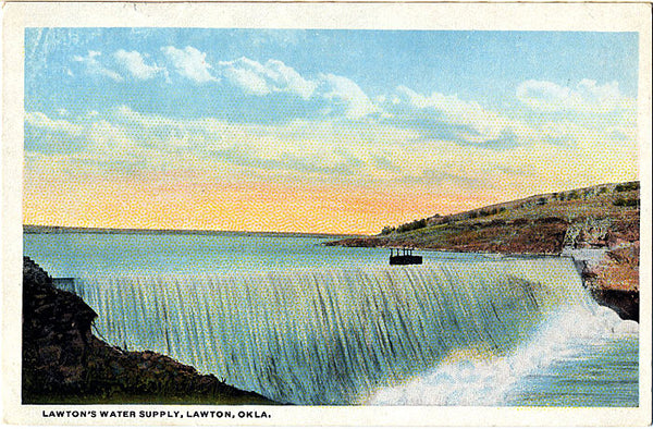 Lawton Oklahoma Water Supply Vintage Postcard (unused) - Vintage Postcard Boutique