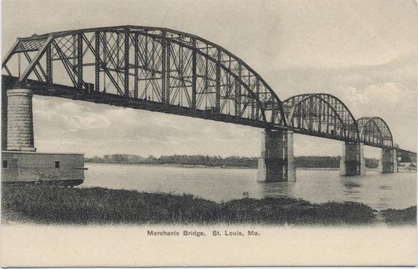St. Louis Missouri Merchants Bridge Vintage Postcard (unused) - Vintage Postcard Boutique