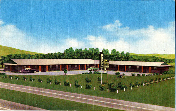 Anniston Alabama Motel Vann Thomas Vintage Postcard - Vintage Postcard Boutique
