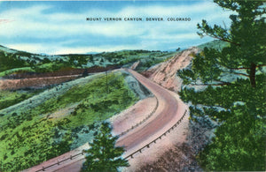 Denver Colorado Mount Vernon Canyon Vintage Postcard (unused) - Vintage Postcard Boutique