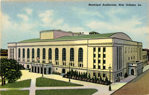 New Orleans Louisiana Municipal Auditorium Vintage Postcard (unused) - Vintage Postcard Boutique