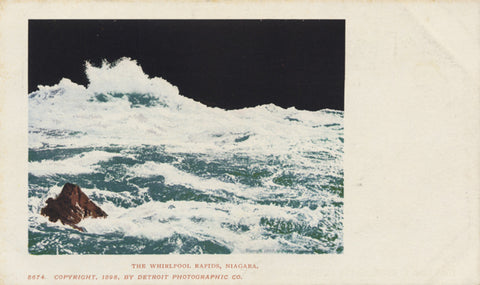 Niagara Falls New York Whirlpool Rapids Private Mailing Vintage Postcard 1898 - Vintage Postcard Boutique