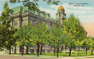 Newport Kentucky Notre Dame Academy Vintage Postcard 1949 - Vintage Postcard Boutique