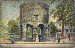 Newport Rhode Island Old Mill Vintage Postcard circa 1910 (unused) - Vintage Postcard Boutique