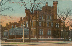 Mrs. Potter Palmer's House Lake Shore Drive Chicago Illinois Vintage Postcard 1913 - Vintage Postcard Boutique