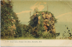 Marquette Michigan Pulpit Rock Presque Island Vintage Postcard - Vintage Postcard Boutique