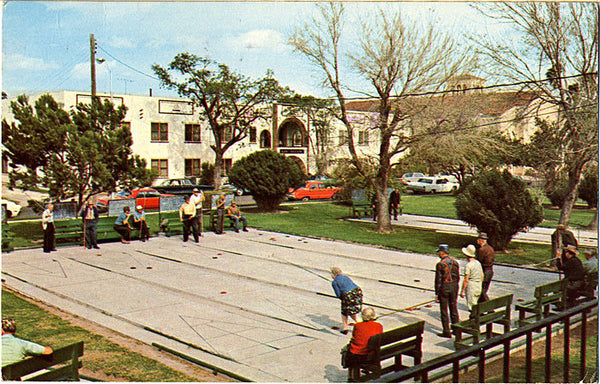 Rio Grand Valley Texas Shuffleboard Vintage Postcard 1976 - Vintage Postcard Boutique