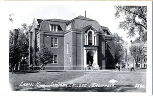 Indianola Iowa Simpson College Chapel Hall RPPC Vintage Postcard (unused) - Vintage Postcard Boutique