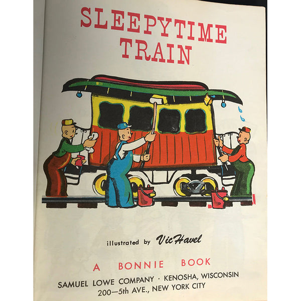 Vintage Bonnie Book – Sleepytime Train by Vic Havel (1961)