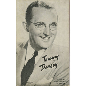 Tommy Dorsey Big Band Jazz Trombonist Celebrity Vintage Postcard (unused) - Vintage Postcard Boutique