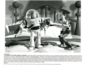 Buzz Lightyear Woody TOY STORY 1995 Original Press Movie Still