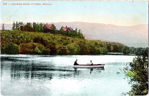 Reno Nevada Truckee River Boating Vintage Postcard (unused) - Vintage Postcard Boutique