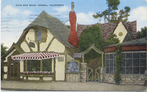 Carmel California Tuck Box Shop Vintage Postcard 1953 - Vintage Postcard Boutique