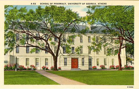 University of Georgia Athens School of Pharmacy Vintage Postcard (unused) - Vintage Postcard Boutique