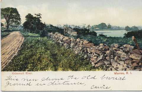 Warren Rhode Island Kickemuit River Vintage Postcard - Vintage Postcard Boutique