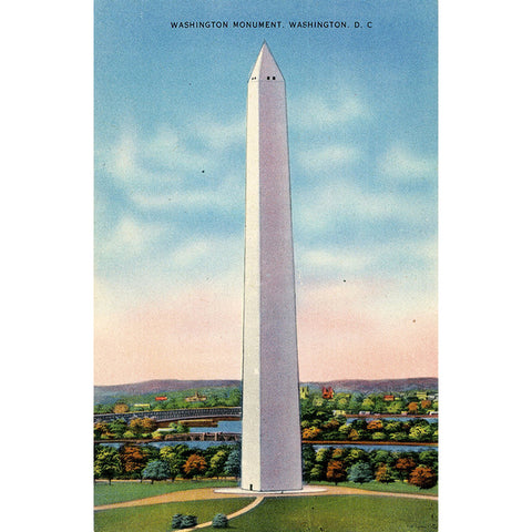 Washington Monument National Mall Washington D.C. Vintage Postcard (unused) - Vintage Postcard Boutique