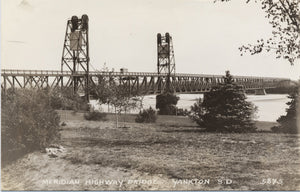 Yankton South Dakota Meridian Highway Bridge RPPC Vintage Postcard - Vintage Postcard Boutique